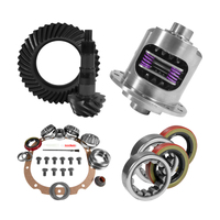 Yukon 8.8in Ford 3.73 Rear Ring & Pinion Install Kit 31 Spline Positraction 2.53in Axle Bearings