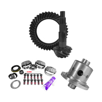 Yukon 11.5in AAM 3.73 Rear Ring & Pinion Install Kit Positraction 4.375in OD Pinion Bearing