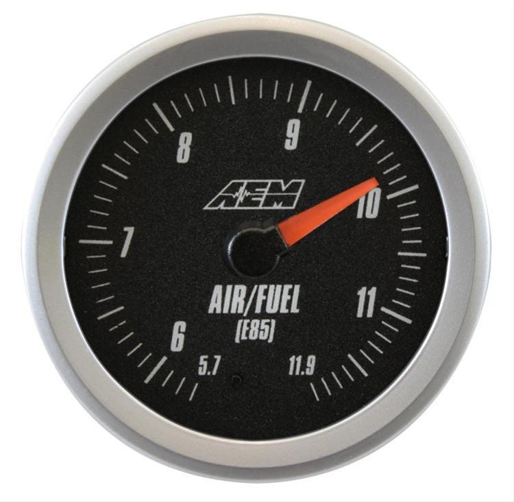 AEM 305143 E85 Wideband Air/Fuel Gauge 5.7 to 11.91AFR Analogue Face